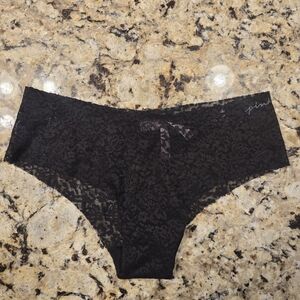 PINK Victoria's Secret Black Lace Panties